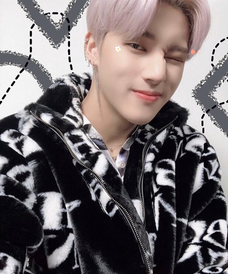  #우영 23/366when these selfies dropped i was on the edge of crying so shoutout wooyoung he a homie :) also i really like this jacket its so cute and it looks really soft 