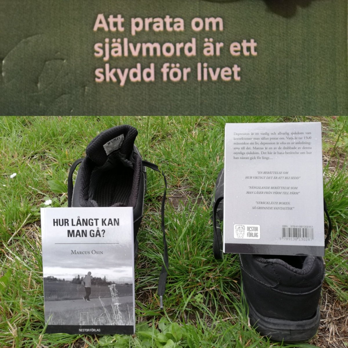 osin_marcus's tweet photo. Du vet väl om att du kan köpa den verklighetsbaserade #boken
HUR LÅNGT KAN MAN GÅ?
Genom att maila namn och adress på mottagare till Marcus.osin@outlook.com
100 kr st inklusive porto.
#manligtystnad #psykiskohälsa #depression #suicidal #ångest #tabu #skam https://t.co/roEmKiv2Nh