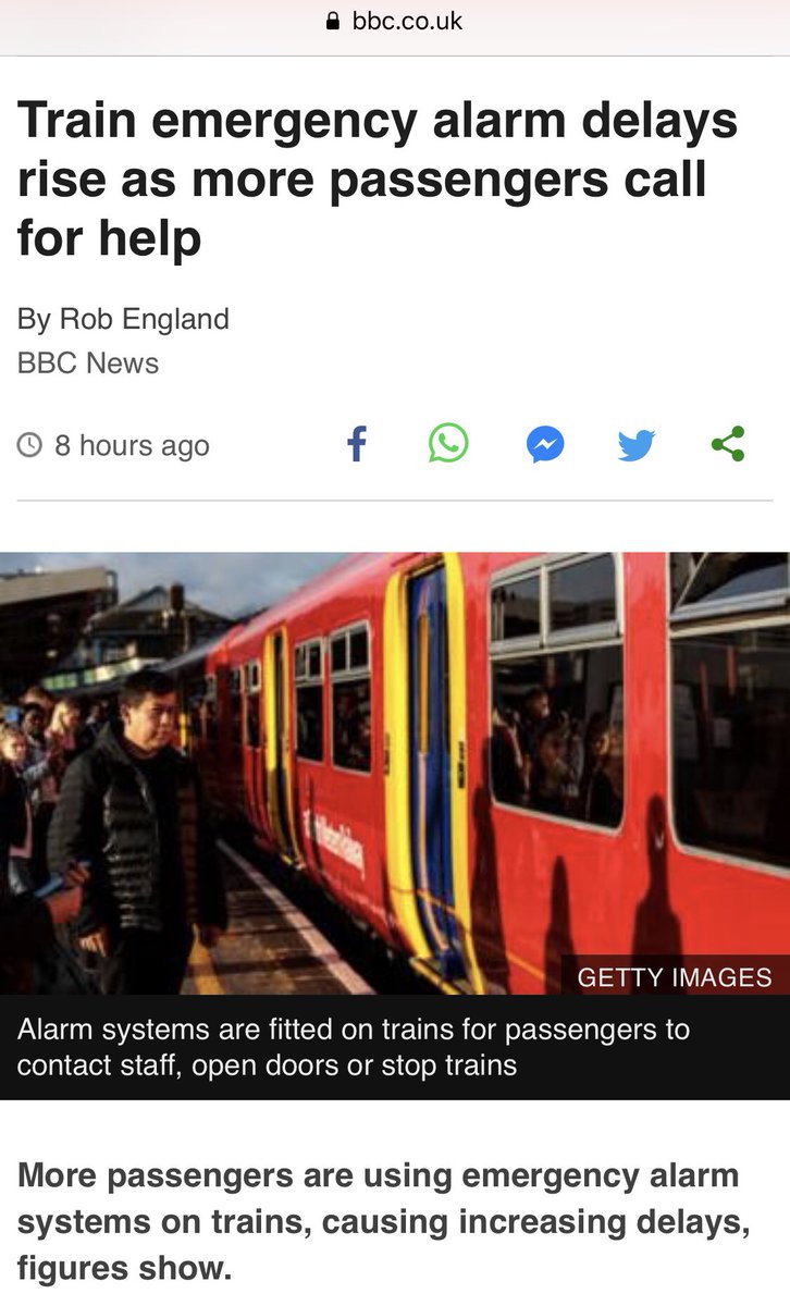 AmitChampaneri1's tweet photo. Delighted to be featured in this insightful @BBCNews article by @England_Rob_ on the rise of #trainemergencyalarm delays detailing my #commute experience &amp; views > https://t.co/Ade4Dvyup3 #Trains #TrainStrike #Transport #Rail #TrainDelay #Transportation #SWRStrike #London #Surrey https://t.co/ypXMVrtsyV