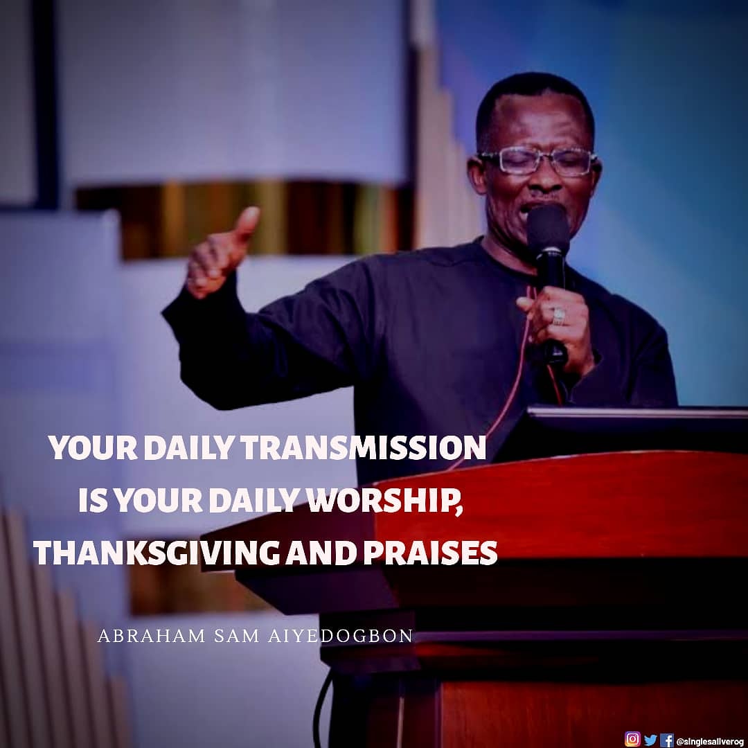 singlesaliverog's tweet photo. As long as you are of God and you live, your daily transmission to God should always be a daily worship, thanksgiving and praises to Him 🙏
.

#singlesaliverog #FridayMotivation #singlesministry https://t.co/yAiHJ0AC4C