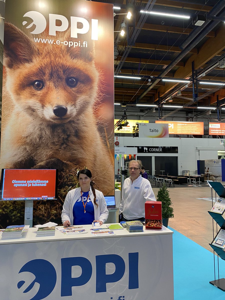 eOppiOy's tweet photo. tule ottamaan kuva #educa2020 -messujen komeimmasta ketusta. https://t.co/tGKqQV7UUe
