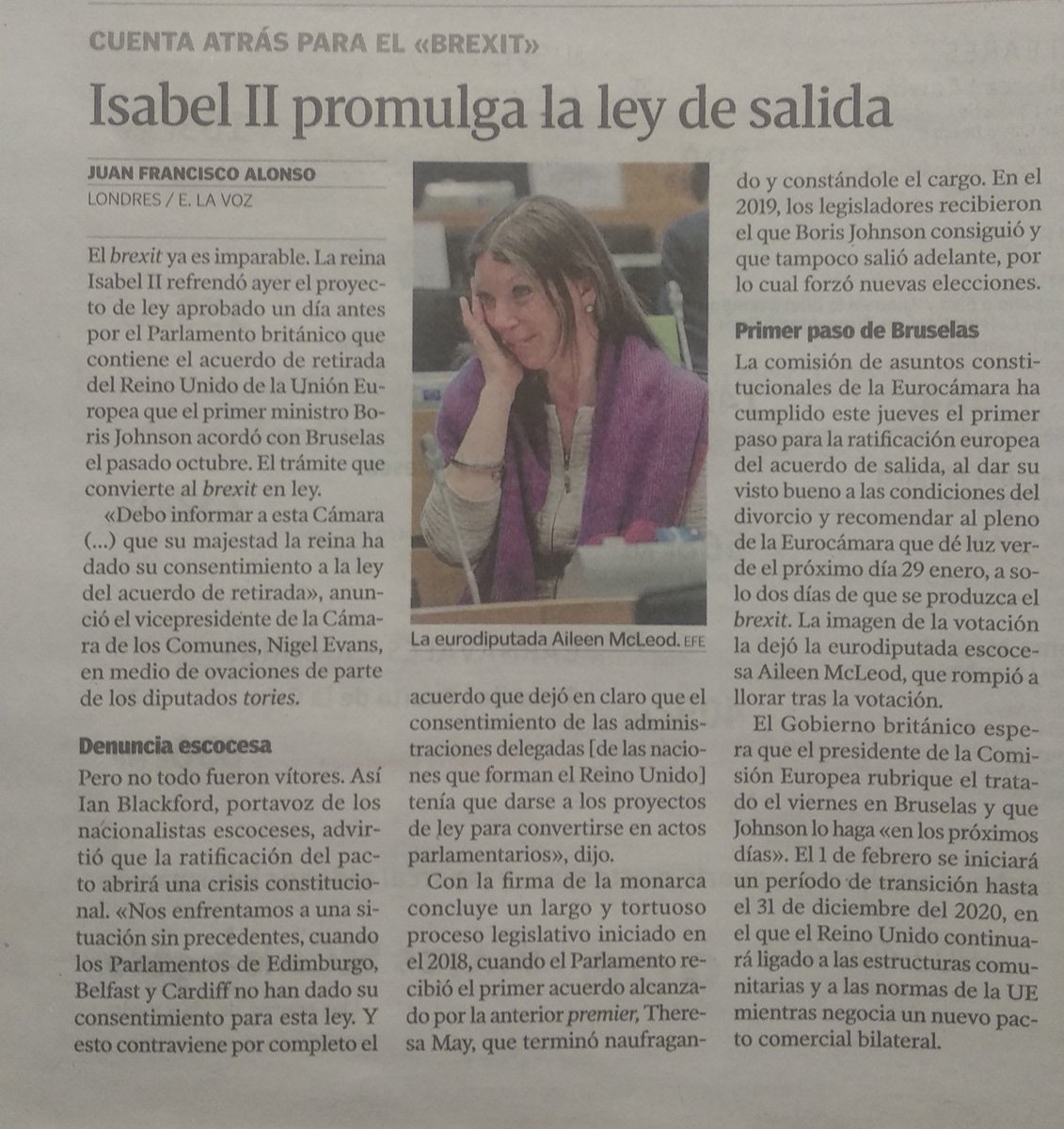 pilaraymara's tweet photo. Scotland's voice reported on #spanishpress
#Noconsent #DevolvedAdministrations
@AileenMcLeodSNP @Ianblackford_MP @Christia_Allard https://t.co/SeOW4obaQG