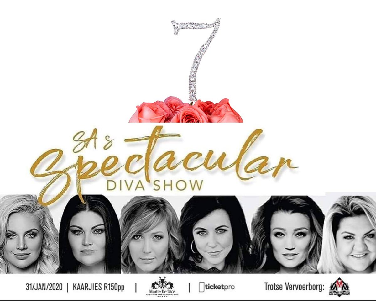 LinkALead's tweet photo. 7 days to go! SA’s Spectacular Diva Show 31st of January 2020 from 19:00-23:00 - Ticketpro https://t.co/6qJt27R3cM
#SASpectacularDivaShow #DemiLee #Monique #Corlea #Nadine #Liezel #Bibi #ElvisBlue #RuhanduToit #Ticketpro #EntertainmentandEventFactory #linkalead
@eefact https://t.co/UOnLmSot69