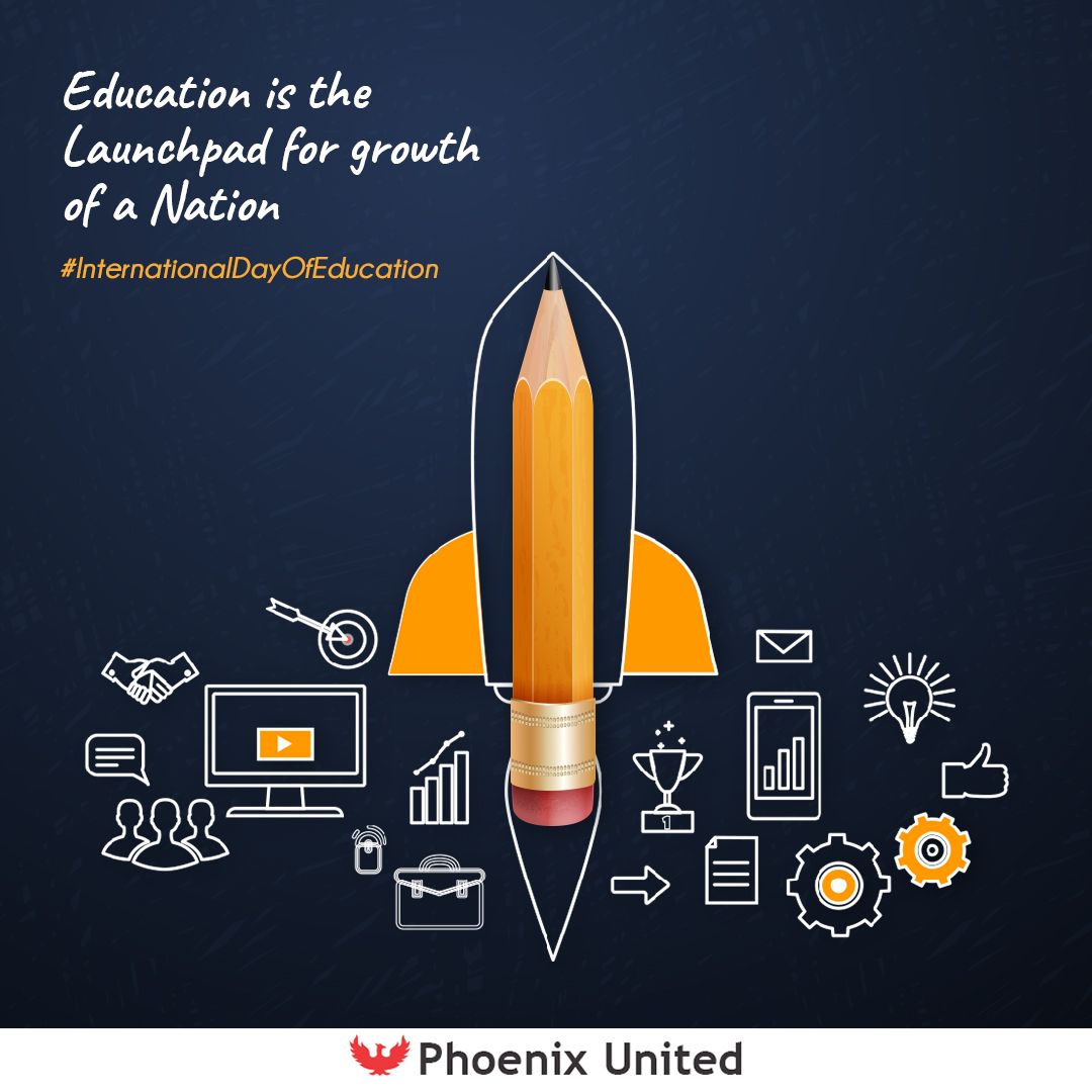 PhoenixUnitedBE's tweet photo. Education 🎓 is the need of today &amp; a right of every human. It does create a difference. #HappyInternationalEducationDay
#educational #Nationpride #Nationgrowth #Futureofthecountry #tribute #literacylevel #elearning #funatphoenix #fashionatphoenix #PhoenixUnitedBareilly https://t.co/9MtodbvaEf