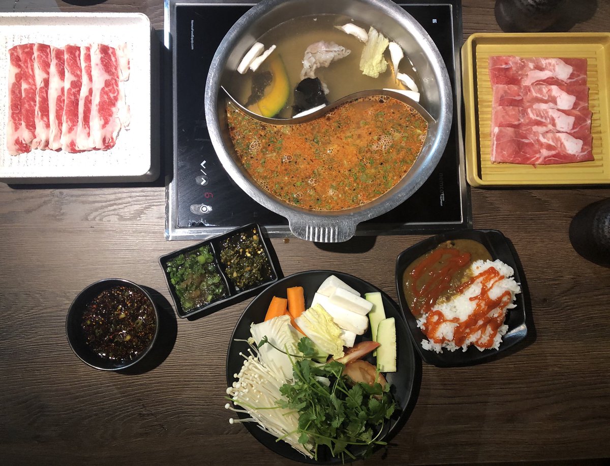 You can always tell which side of the shabu shabu pot is mine.pic.twitter.c...