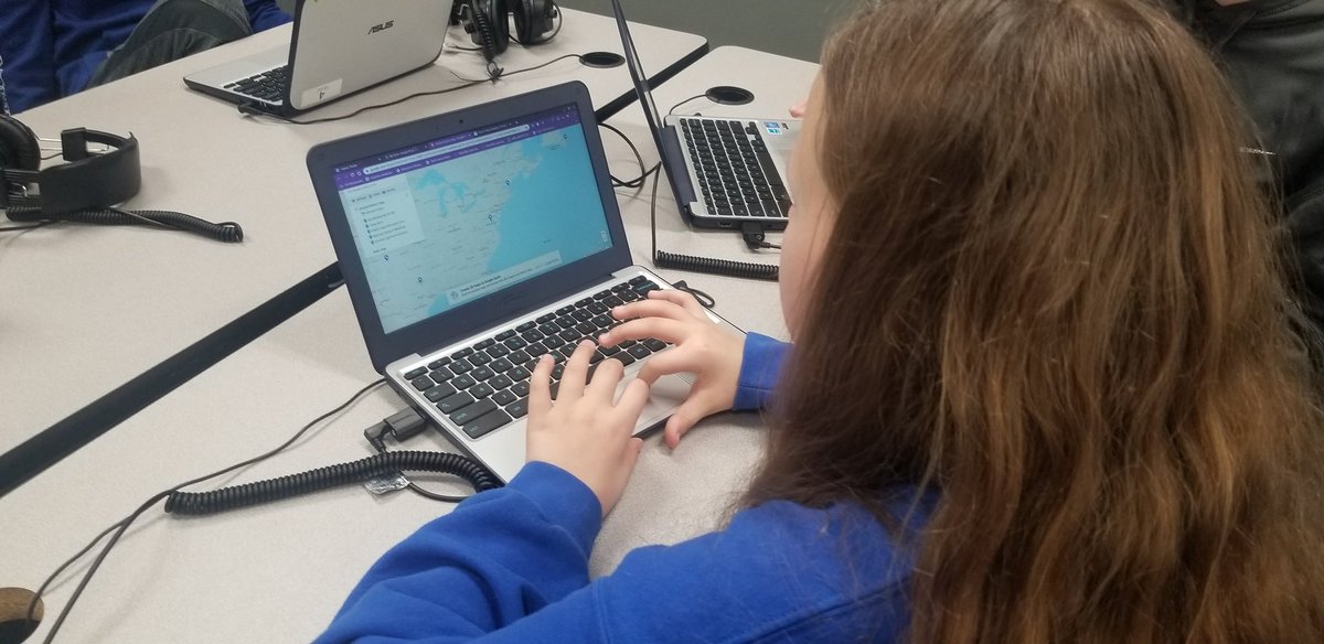 Darthk5Techy's tweet photo. Students created interactive maps using My Maps, marking places of historical significance in Native American history then embedded them on their Native American Database Google Website. Now they are begging to make maps just for fun! #trussvillelearns #ceslearns  #tcshuskies https://t.co/2xBsUX84k9