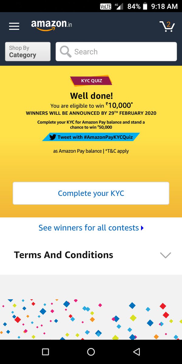 BarunDa07249746's tweet image. #AmazonpayKYC quiz Hey guys I&apos;m eligible to win 10000 thanks for Amazon