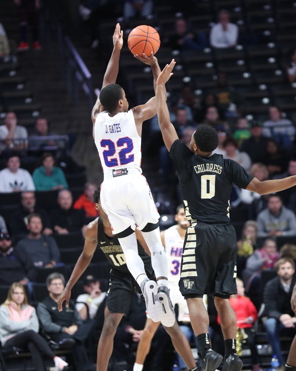 HBUCoachKey's tweet photo. Congrats to Jalon Gates ... who with his 4 3's on Wednesday night, became just the 3rd @HoustonBaptistU player to hit 200 in his career. 

Couldn't be happier for @hoopdreamer13 ... certainly a tremendous shooter ... but most definitely a tremendous young man.

#DawgsUp https://t.co/vTpmEMOQgs