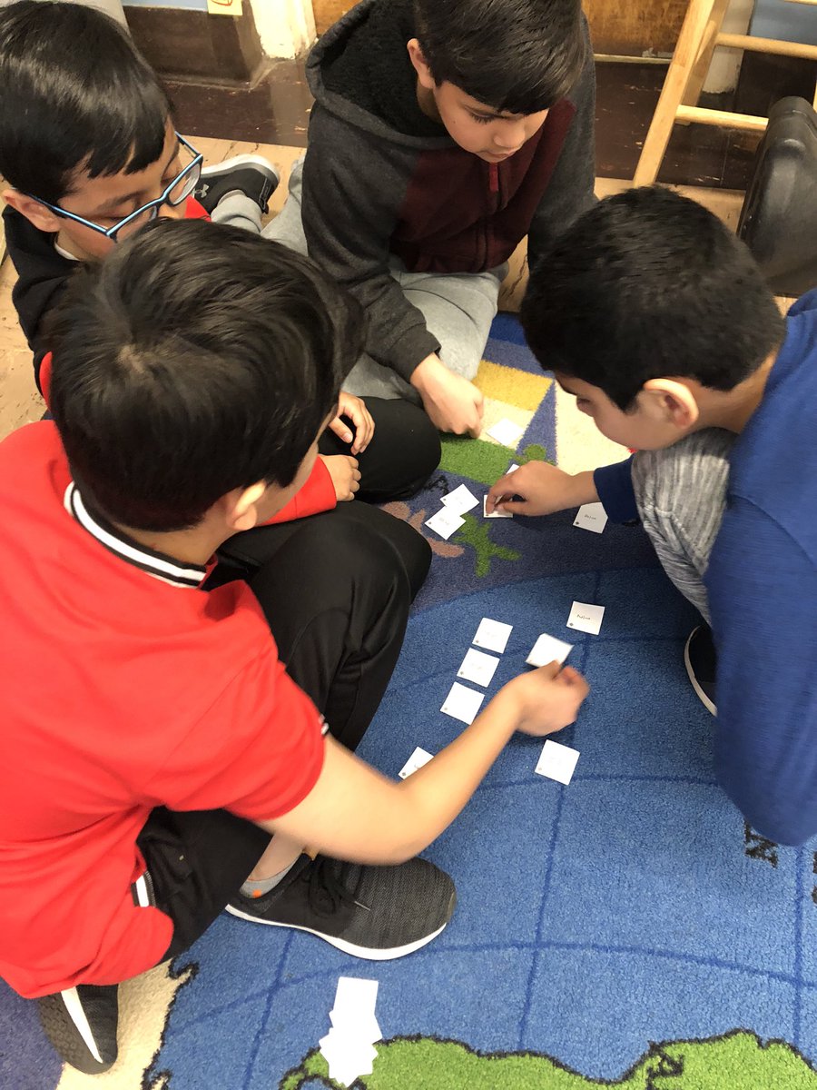 Students working together, helping each other, and learning how to compare and order fractions! #struggle #lovelearning <a href="/LincolnSchool8/">Lincoln School</a> #shinebrightedison <a href="/MrsTariq14/">Mrs. Tariq</a>