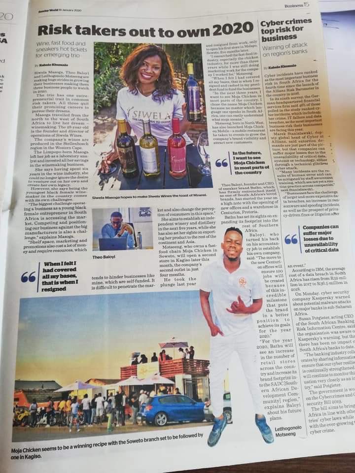 MojaChicken's tweet photo. News are never old for as long as you haven’t read about them or not informed . Thank you @SundayWorldZA https://t.co/bTEWCQ4ClQ