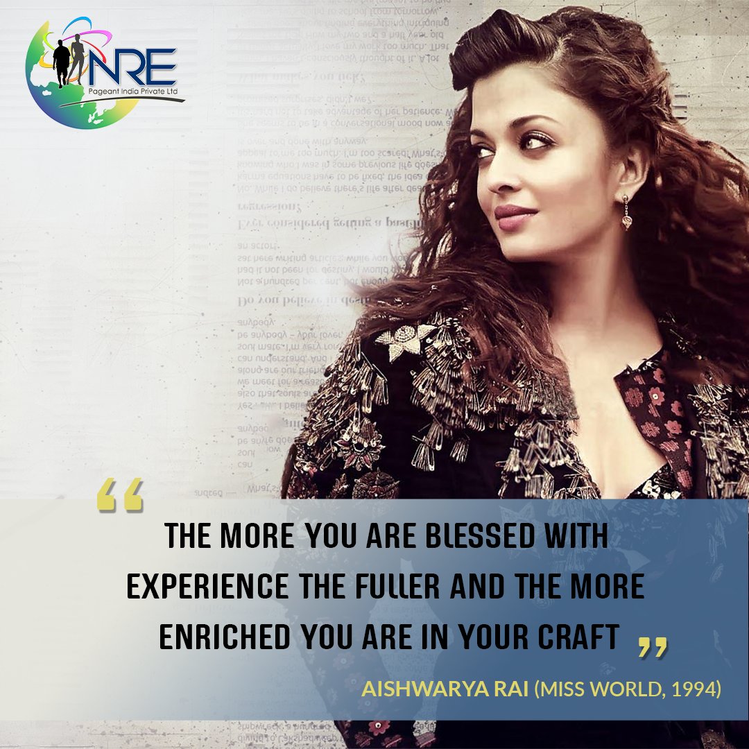 PageantIndia's tweet image. Expertise Comes With Experience. Unless You Worked on Your Abilities, You Won't be Adept at it. Experience and Improve Your Skills by Participating in National Pageant India-2020.
#pageantindia #missworld #missindia #mrindia #misspageant #misssupranational #AishwaryaRaiBachchan