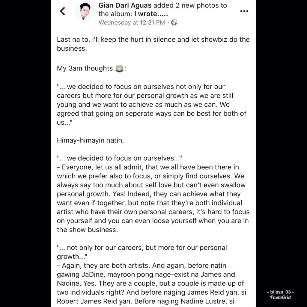 MikBrent_bliss's tweet photo. We failed as fans.

On point si kuya. https://t.co/LsLyJnLoCY