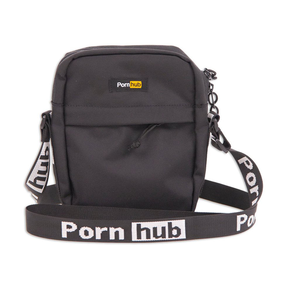 Pornhub has released a new crossbody bag. Made with durable black