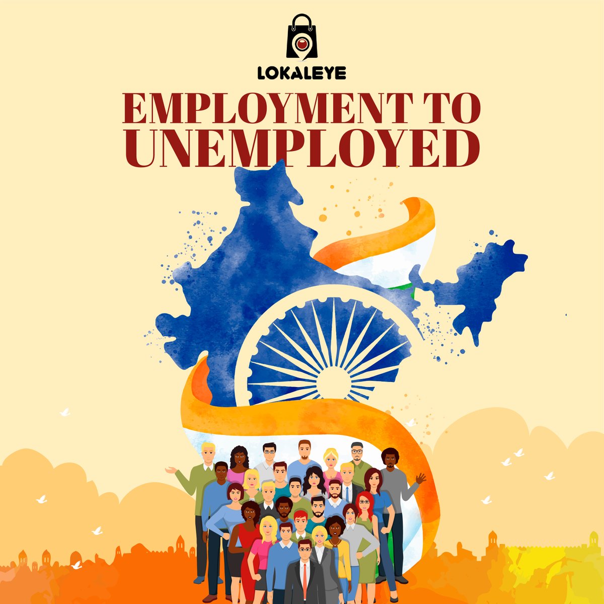 lokaleyeapp's tweet photo. An initiative started by LOKALEYE to give Job to every Indian, who is unemployed &amp; looking for a Job. @narendramodi @AmitShah @vijayrupanibjp https://t.co/Hf6oDLNqoK