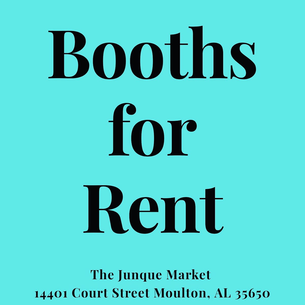 thejunquemarket's tweet photo. We are an established business located in Historic Downtown Moulton. We are currently accepting new vendors, merchants, and artisans. https://t.co/5QsUZezUOA