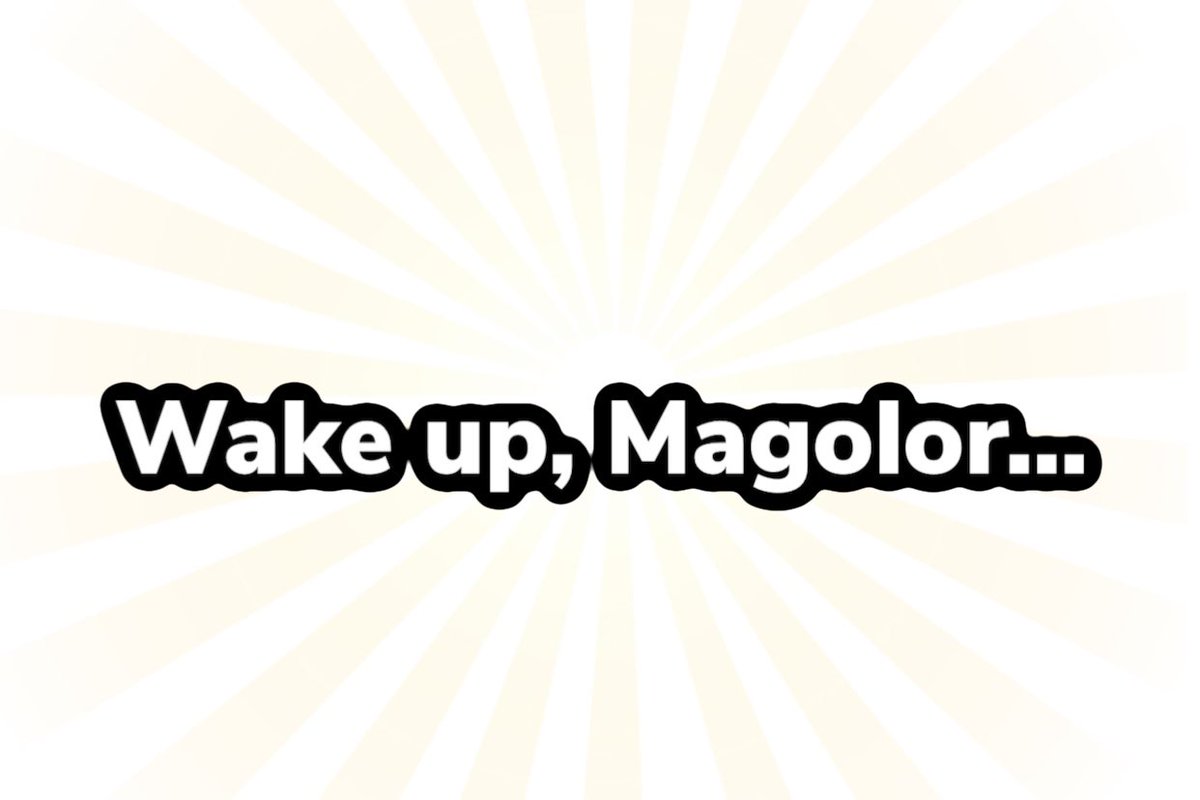 Magolor tweet media
