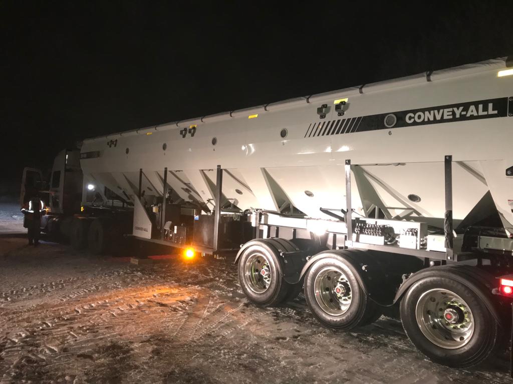 KnightSeeds's tweet image. Come to the farm for a coffee and check out this new CST-1550 for sale showcased at @MBAgDays!