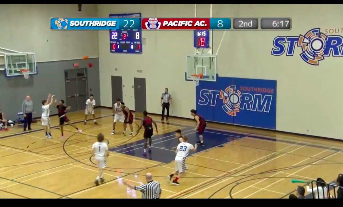 Loving that I can stream this! Randall with a nice 3! #sridge in the lead 22-8 in the 2nd. 

Still loving the commentary by <a href="/coach_biggs21/">Steve Anderson</a> and Tom! These guys know basketball, and this team!