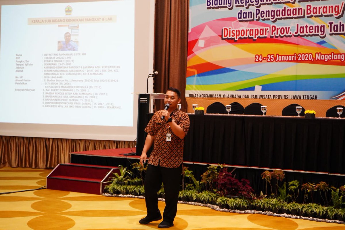 budparekrafjtg's tweet photo. Bimbingan teknis evaluasi kinerja ASN dan Non ASN Dinas Kepemudaan Olahraga dan Pariwisata @provjateng
~Materi Penilaian kinerja ASN oleh @bkdjatengprov
~Perubahan mendset ASN &amp; non ASN dri bekerja mjd berkinerja dan penilaian yg objektif
(Diyas Rahmawan S.STP, MM)
#JatengGayeng https://t.co/DqREUcQFOF