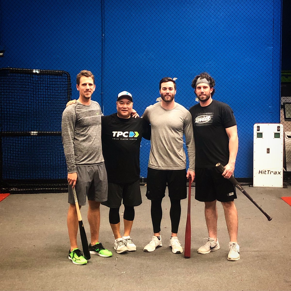 TPCbaseball's tweet photo. It is always fun to see the pro guys in at TPC! This morning it was great to see Stephen Piscotty (Oakland Athletics) Ryan Anderson (Texas Rangers) &amp; Vince Fernandez (Colorado Rockies) getting their work in as they prepare for Spring Training! #TPCPros #TPCTapIn https://t.co/MK95Sqs8a4