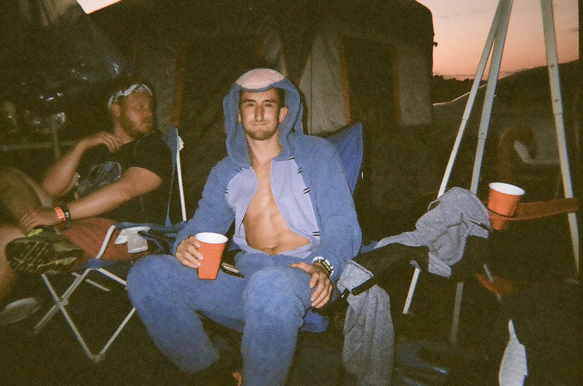 TwiterlessDavid's tweet photo. @roochute @Bonnaroovian day one last year it dropped down in the 50°s and this Eeyore fit came in clutch after sunset https://t.co/ybxsttdcLH
