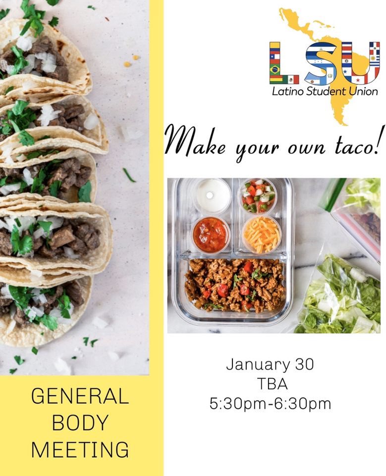 SAVE THE DATE! Our first general meeting will be January 30. Please come out and bring your friends. You won’t want to miss it.