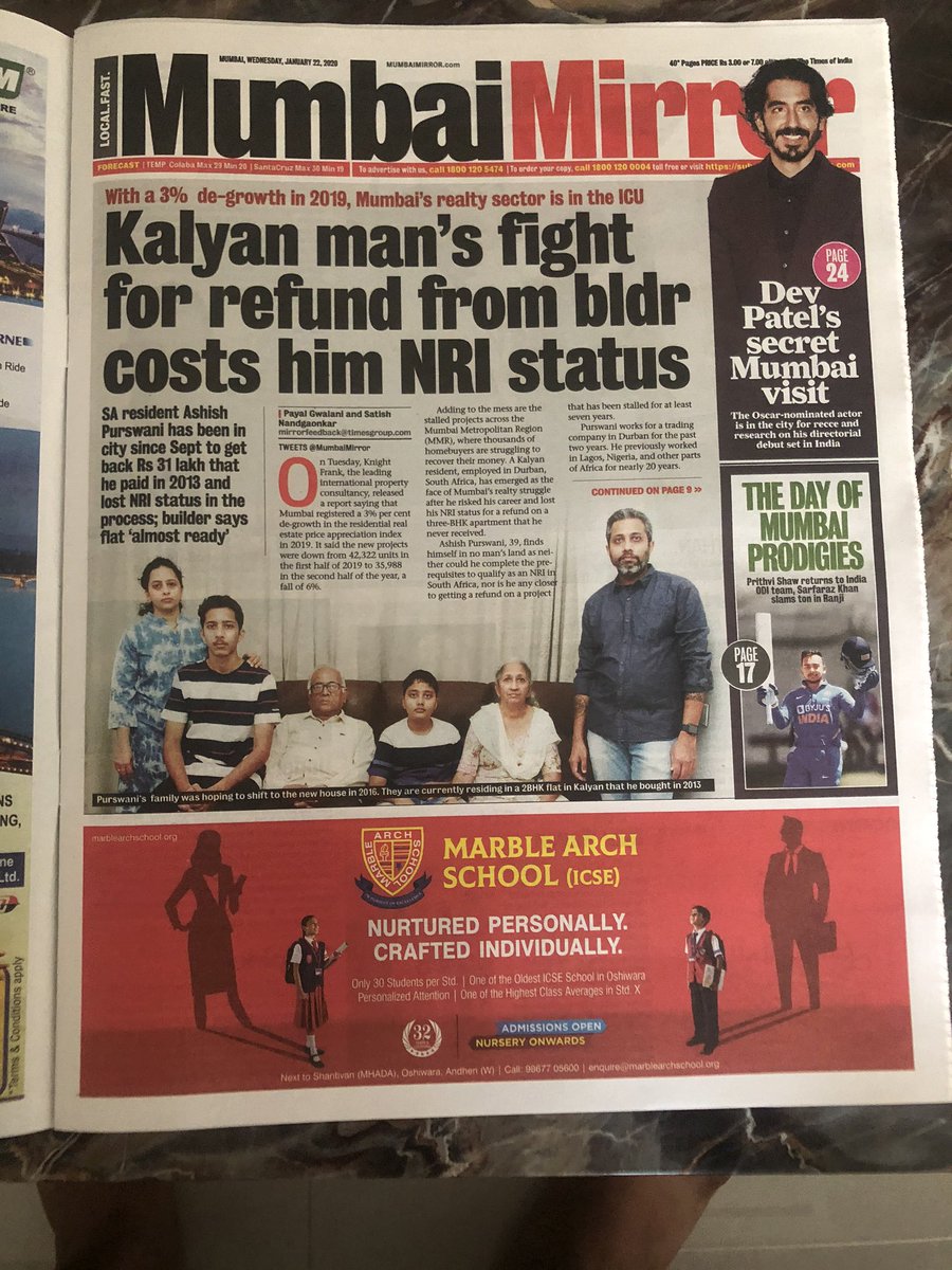 ashishlpurswani's tweet photo. Totally hijacked by builders @MahaRERA is not taking any action.. no penalty against number of defaults/delay done by #Nirmallifestyle #Dharmeshjain. but the authority seems to be in a deaf n blind mode. in place of taking action thy r like threatning home buyers.
@PMOIndia https://t.co/tABg9DQGXU