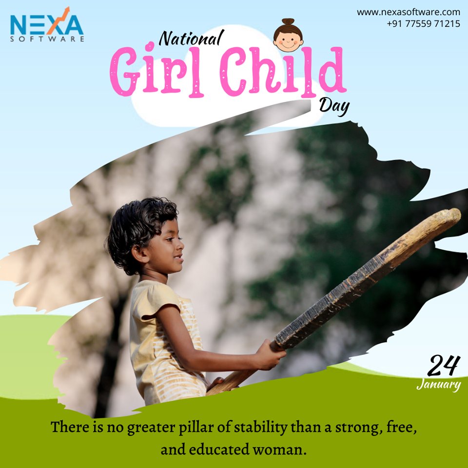 SoftwareNexa's tweet photo. SAVE THE GIRL CHILD...!
Visit us our website: https://t.co/1jKWOuSVgk
Call : +(91) 7755971215 / 9561124725
#NationalGirlChildDay #girlchildday #GirlChild #education #girls #womenempowerment #india #support #betibachaobetipadhao #24thjanuary #girlpower #savegirlchild https://t.co/kED44upAGX