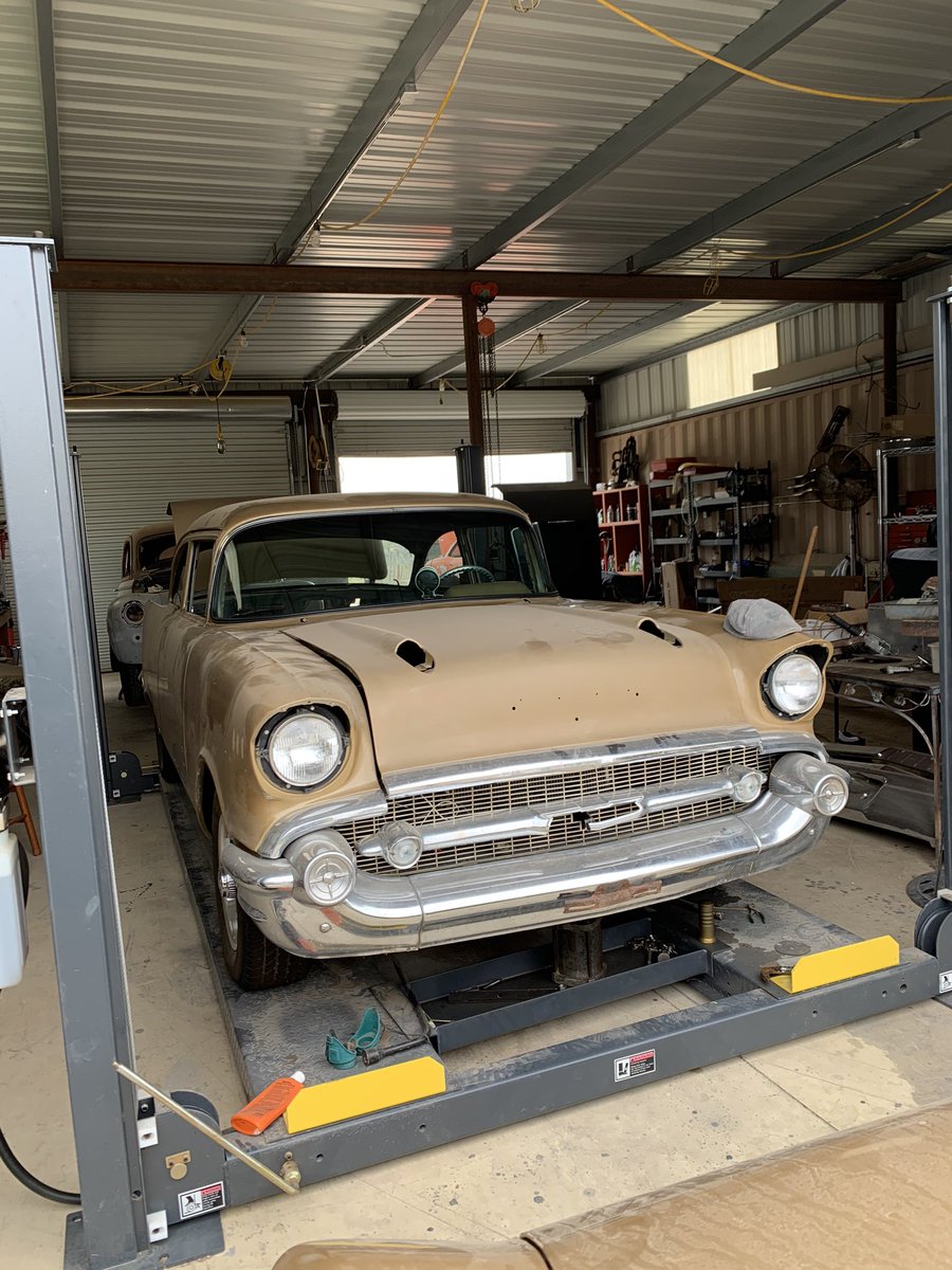 MikesWorx's tweet photo. 57 Chevy 210 windshield install with @Precision___ seal. Contact us today for a quote or to schedule an appointment. #sealyourbuildright #mikesagw https://t.co/Wok70YWO2C