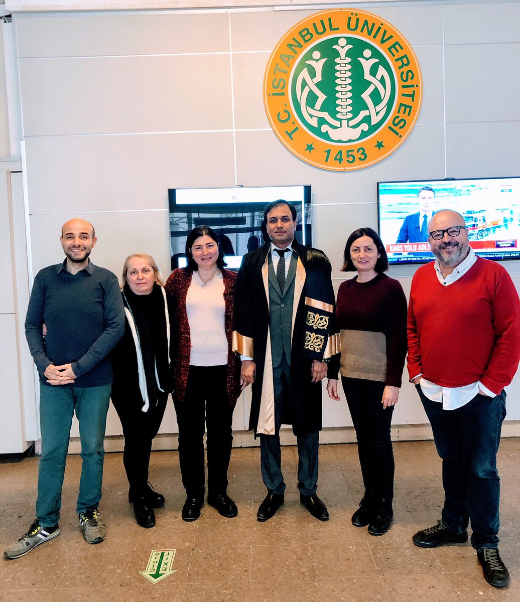 Musakhaniiu's tweet photo. Alhamdulillah,  by the grace of almighty ALLAH, I successfully defended my thesis and earned my Ph.D. 
My research was on "Transnationalization of TV serials and its role in cross-cultural communication." https://t.co/Bnap8gJrIX