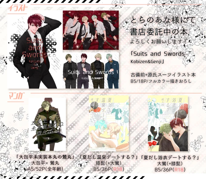 TL固定ツイ失礼します🙇‍♂️
通販やってます、どうぞよろしくお願いいたします～!
全年齢↓
https://t.co/fVQ5lXqhUV
R18↓
https://t.co/9B6lb0oJti 