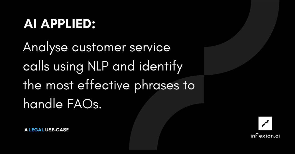 inflxd's tweet photo. There are insights in everything, including how to improve the quality of your customer service.
#AI helps you find them.
#AIApplied is a series on real world use-cases of #artificialintelligence, #machinelearning, #bigdata, #computervision and #NLP. https://t.co/LhSOar5Zqb