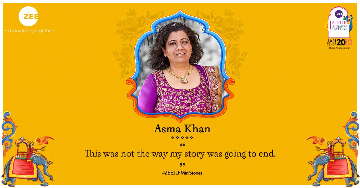 ZEECorporate's tweet photo. Here’s a little challenge for all you storywriters out there! Author @Asma_KhanLDN has written a story opening. Take the story forward and stand a chance to win a signed copy of her book! 
#ZEE #ExtraordinaryTogether #ZEEJaipurLitFest2020 @JaipurLitFest https://t.co/NKSZywfMDt