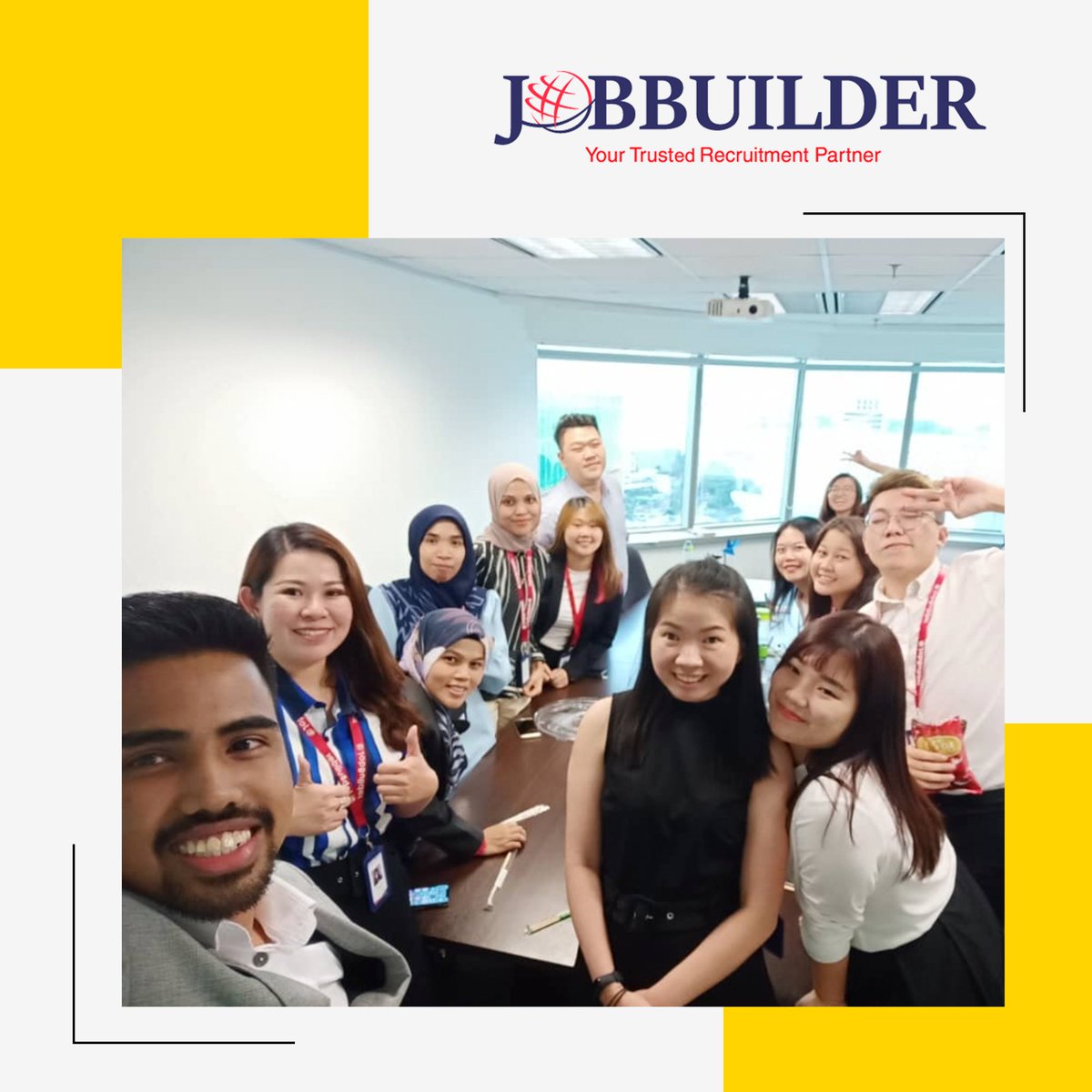 jobbuilderMY's tweet photo. JobBuilder Annual Meeting 2020. Thank you and congratulations to the team for their hard work and endless effort.
“Talent wins games, but teamwork and intelligence wins championships.” -Michael Jordan #jobbuilder #dreamjob #teamwork #greatteam https://t.co/Ns6HtjcDIY