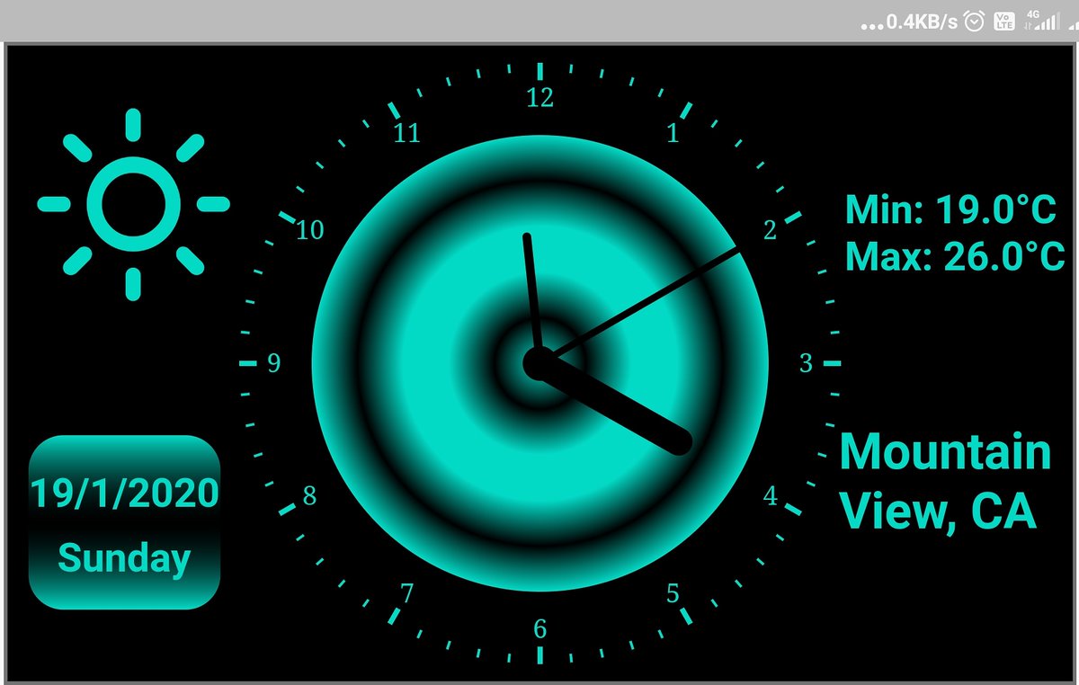 I_wish_n_u's tweet image. My flutter clock submission😁😁😁😁😁#flutterClock
