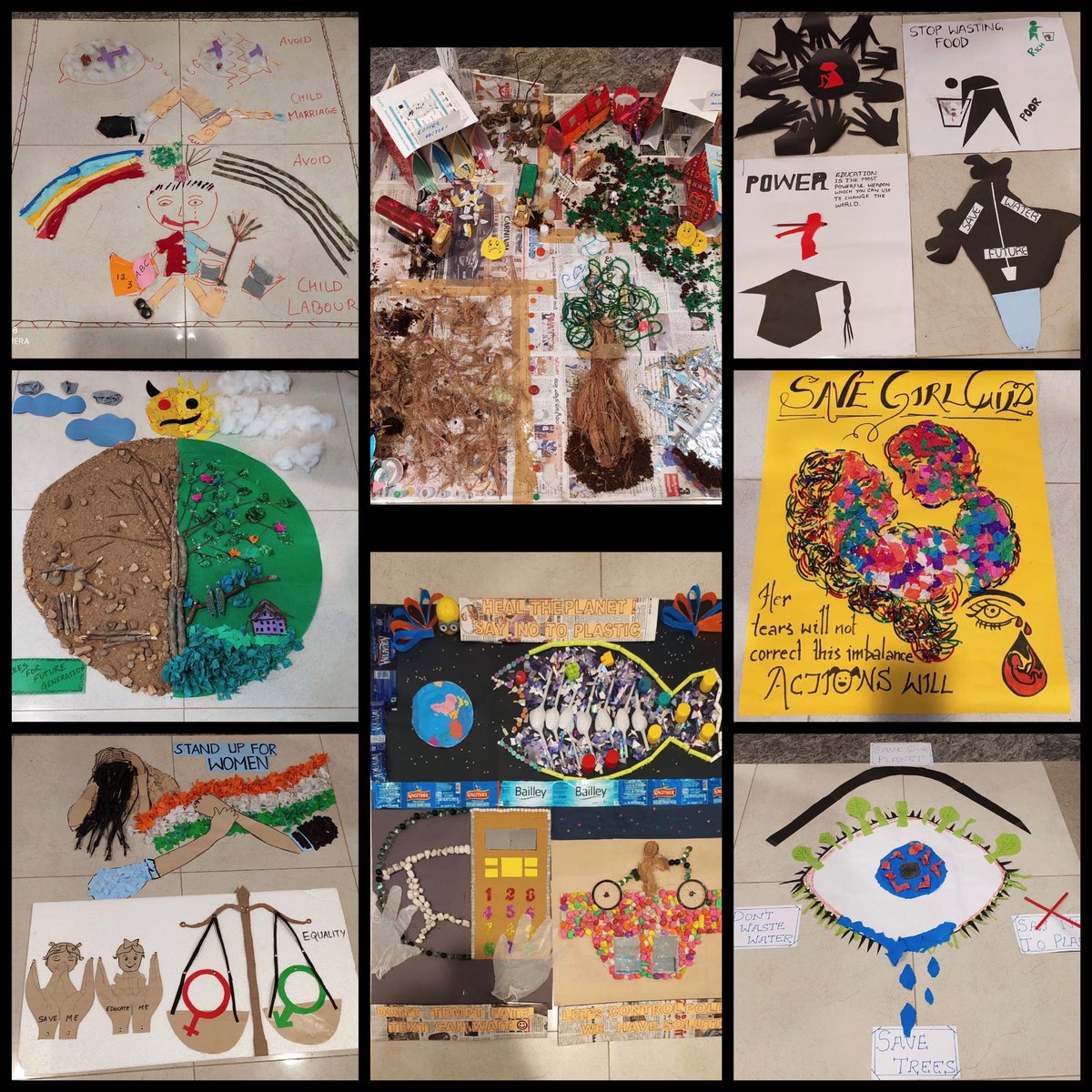 harshul's tweet photo. Amazing creatⅳity on display @ our Bangalore campus as young Techmighties mak Rangolis(using 100% #RecycleMaterial )delivering strong & pierc㏌g message on #SocialResponsibility #Sustainability #WomenEmpowerment
Kudos 2all who participated
Was ㏌credibly hard 2 judge a w㏌ner! https://t.co/V7W5aeOS9s