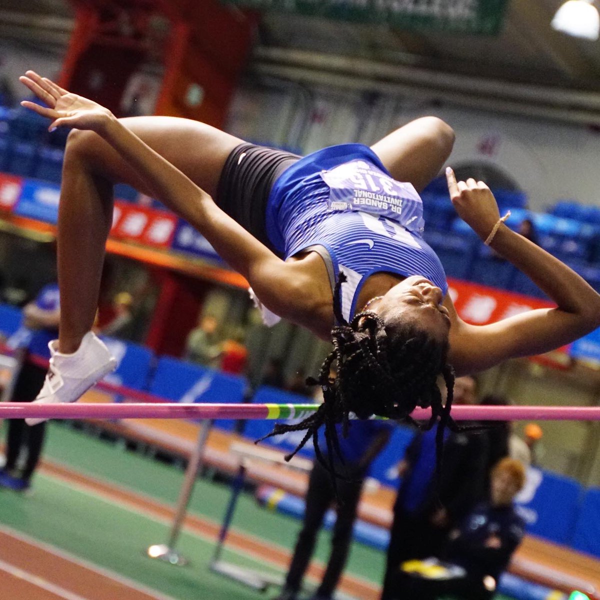 ArmoryNYC's tweet photo. Penn State’s Maddie Holmberg improves her NCAA leading mark in the Pentathlon to 4171 in day 1 of the Dr. Sander Invite Columbia Challenge!🚀🔥🦁 #DSI #ArmoryNation https://t.co/KiDQJpCh0C