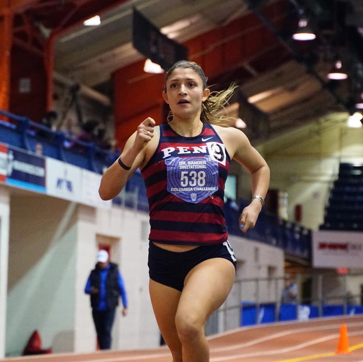 ArmoryNYC's tweet photo. Penn State’s Maddie Holmberg improves her NCAA leading mark in the Pentathlon to 4171 in day 1 of the Dr. Sander Invite Columbia Challenge!🚀🔥🦁 #DSI #ArmoryNation https://t.co/KiDQJpCh0C