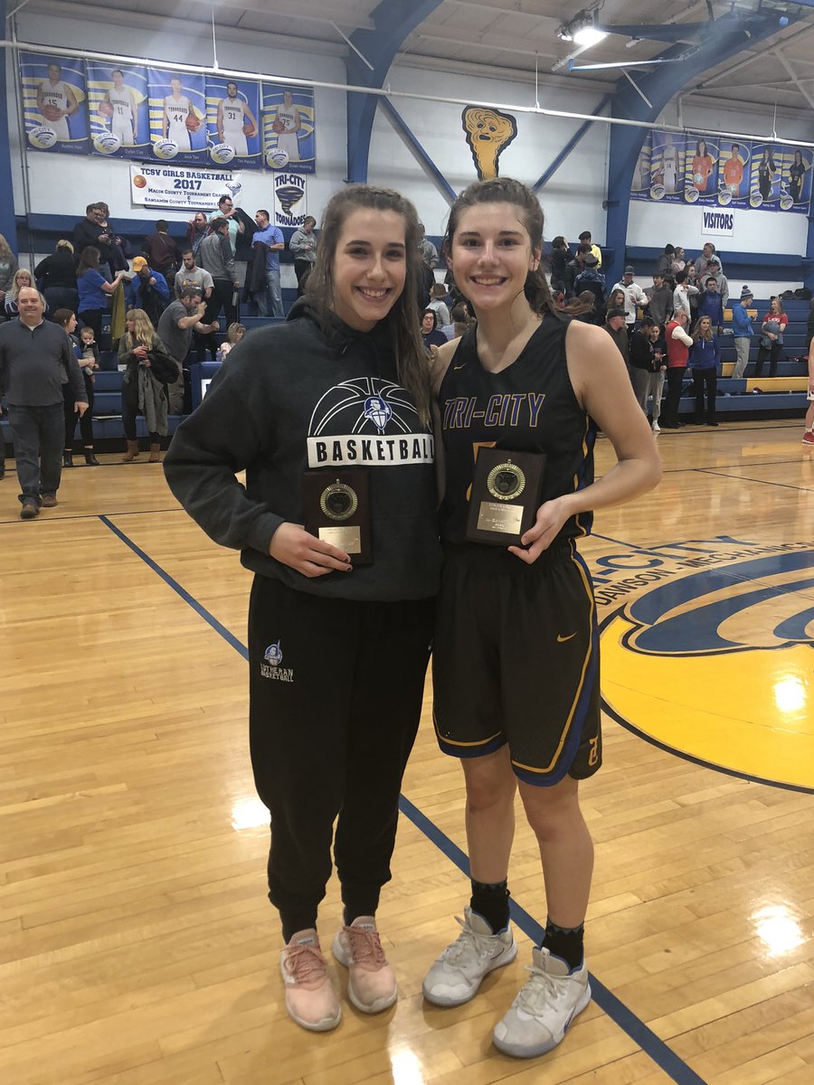 LisaStoeckel's tweet photo. Congratulations to @estoke15 @ashlynmarie_5 for making Sangamon County All Tournament Team.  &amp; Congrats to Lu High for winning Consolations Champs. https://t.co/kmUI8oBQiN