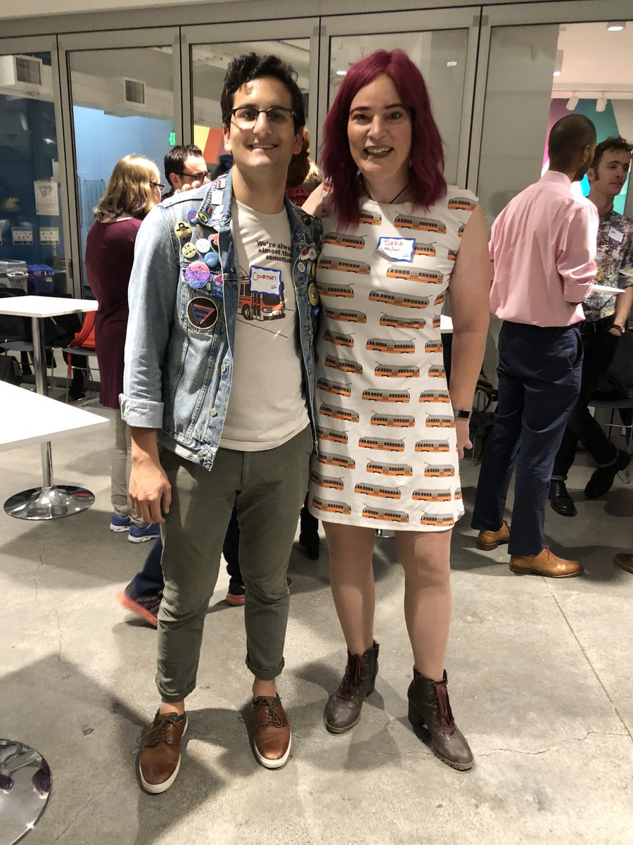 Me and Daria in her one of a kind streetcar dress