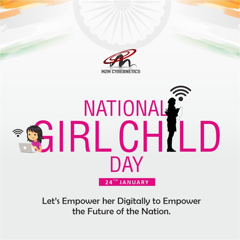 M2mCybernetics's tweet photo. Let us step forward to make sure we create a better future for the girl children in India. #NationalGirlChildDay

#GirlChildDay #M2MCybernetics #DigitalIndia #SmartIndia #MadeinIndia #GrowthofIndia https://t.co/qShoTltlBG