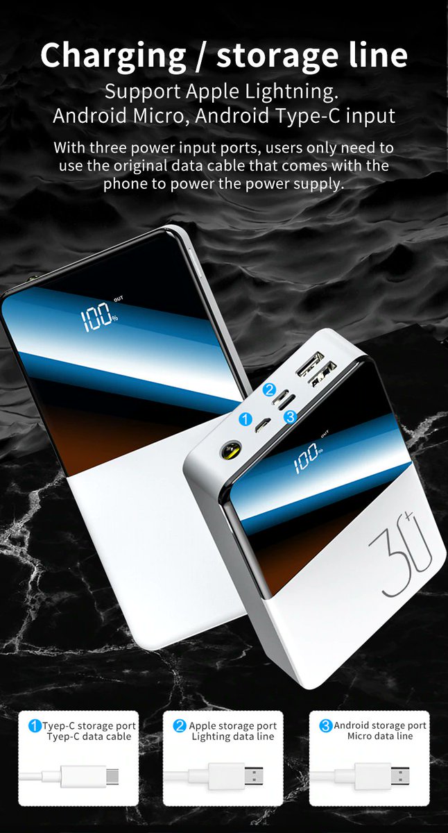 DigiiVault's tweet photo. 30000mAh Power Bank 👉https://t.co/HDbFppK4Hq👈 
#battery #powerbankori #plus #xiaomi #powerbankrobot #powerbankiphone #airpods #headset #powerbankbagus #powerbanks #powerbankindonesia #apple #kabeldata #powerbankrealcapacity #powerbankkarakter #wirelesscharger #custompowerbank https://t.co/NlFJw051aK