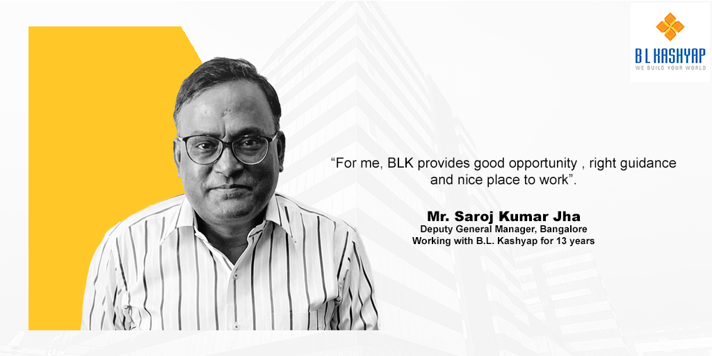 BLKConstructs's tweet photo. Hear from one of our team member on why he loves working at BL Kashyap. “I joined BL Kashyap in 2006 and it’s been 13 years of amazing journey, I am proud to be a part of such a great team” Said Mr. Saroj Kumar Jha.
#EmployeeQuotes #WorkingAtBLK #BLKashyap https://t.co/SQhOITdnvw