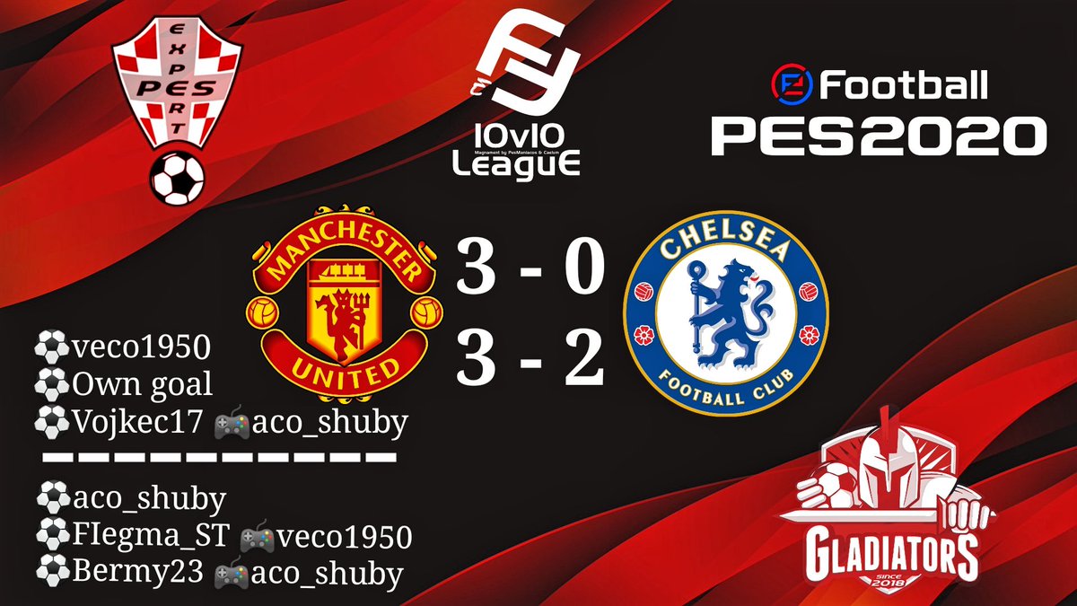 pesekspert's tweet photo. Last night 2/2, 6 points versus big opponent and rival Gladiators. Great start in new season of @eFootball_10v10 League. 💪💪
#PES2020 #eFootball @officialpes #pesexpert https://t.co/l7GwUrybxr