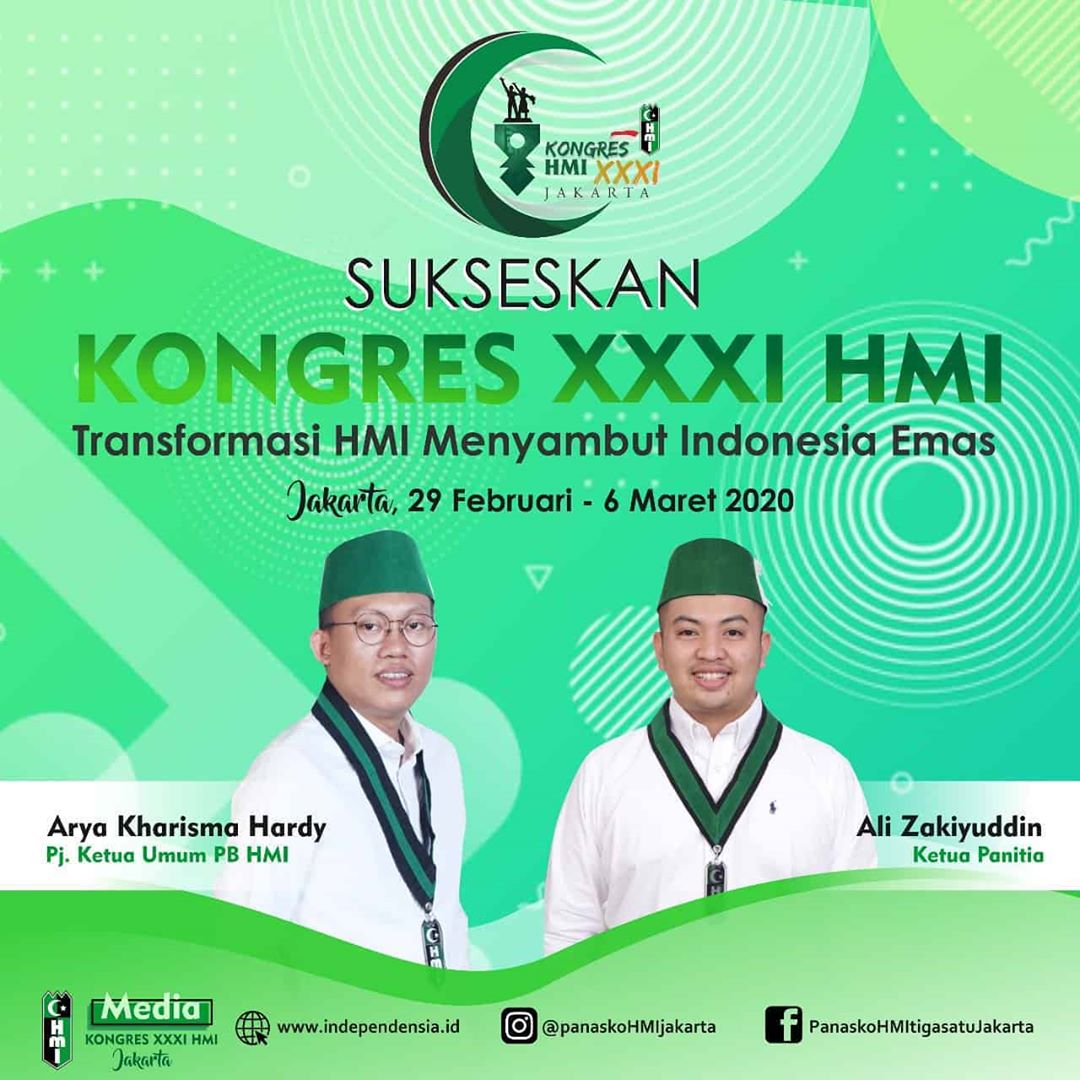 HMIJAKRAY's tweet photo. Mohon doa dan partisipasinya untuk kita sama sama mensukseskan Kongres HMI XXXI Jakarta 2020
#kongreshmixxxi #hmicerdas #kaderhmi #hmiprogresif #hmijaya #infohmi #hmijakarta https://t.co/hUGvwJ6Kwx