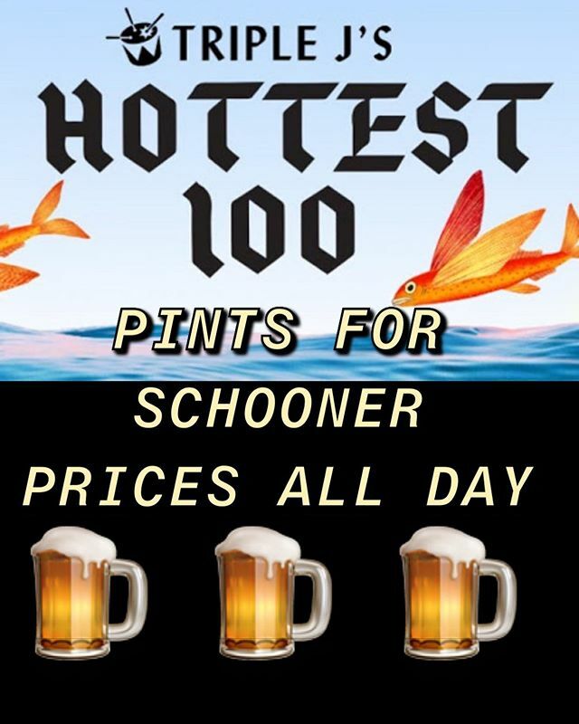 Come in tomorrow and celebrate the <a href="/triple_j/">ariel ramos</a> hottest 100 countdown with us! We are providing the tunes all day long accompanied by Pints of all tap beer at schooner prices 🍺🍺🍺 #hottest100 #empirehotelannandale #triplej #countdown ift.tt/2viCI1K