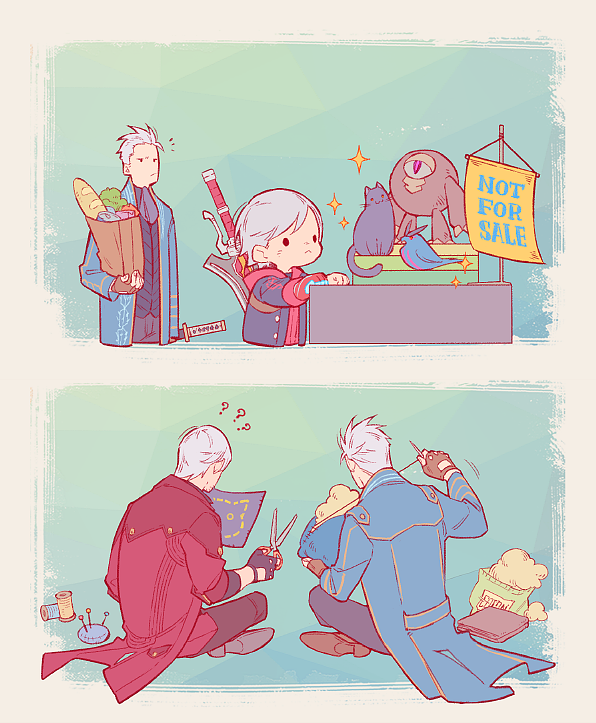3Mega's tweet photo. #DMC #Dante #Vergil #Nero https://t.co/NyqYRoaxaA