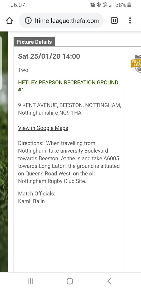 Next up for the old boy is <a href="/Barrowby_FC/">Barrowby F.C</a>