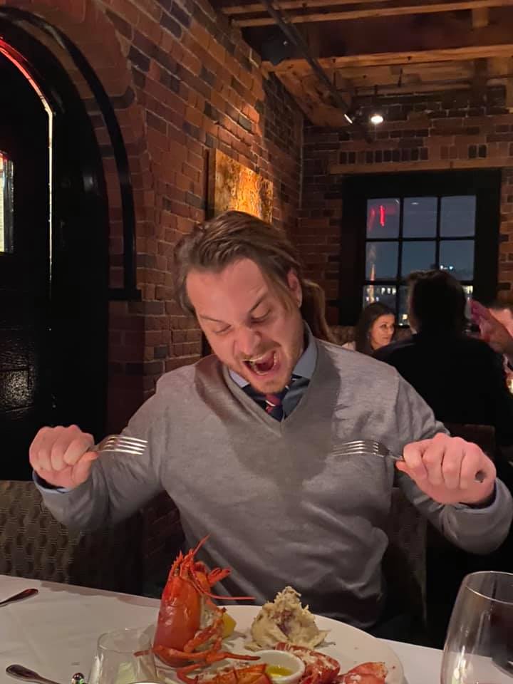 XSBrokers's tweet photo. Our Professional Lines Underwriter, Steve Finkelstein attacks his agents submissions just like he does his lobster! Go get em' Steve! #welovefood #weloveinsurance https://t.co/yPFhWg3FWb