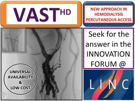 YsaAugust's tweet photo. PERCUTANEOUS ENDOVASCULAR ARTERIOVENOUS FISTULA CREATION FOR HEMODIALYSIS ACCESS using "off-the-shelf" conventional devices by Dr Marta Lobato @LINC 2020 (Thursday 30, 12:05pm)
#VASTHD https://t.co/FW4ilDsJ02